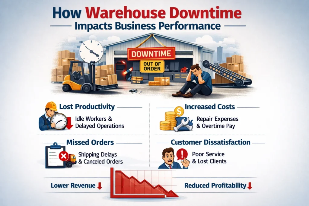 How Warehouse Downtime Impacts Business Performance Impacts Business Performance