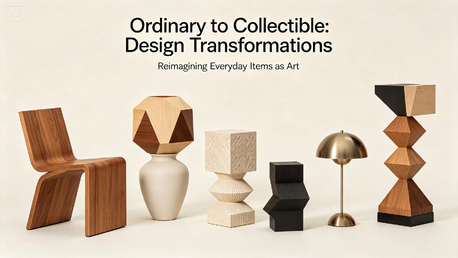 Turn Ordinary Objects into Collectible Design Concepts